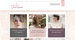 Desktop Screenshot of girls-love-pearls.co.uk